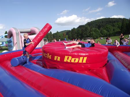 inflatable gladiator jousting hire